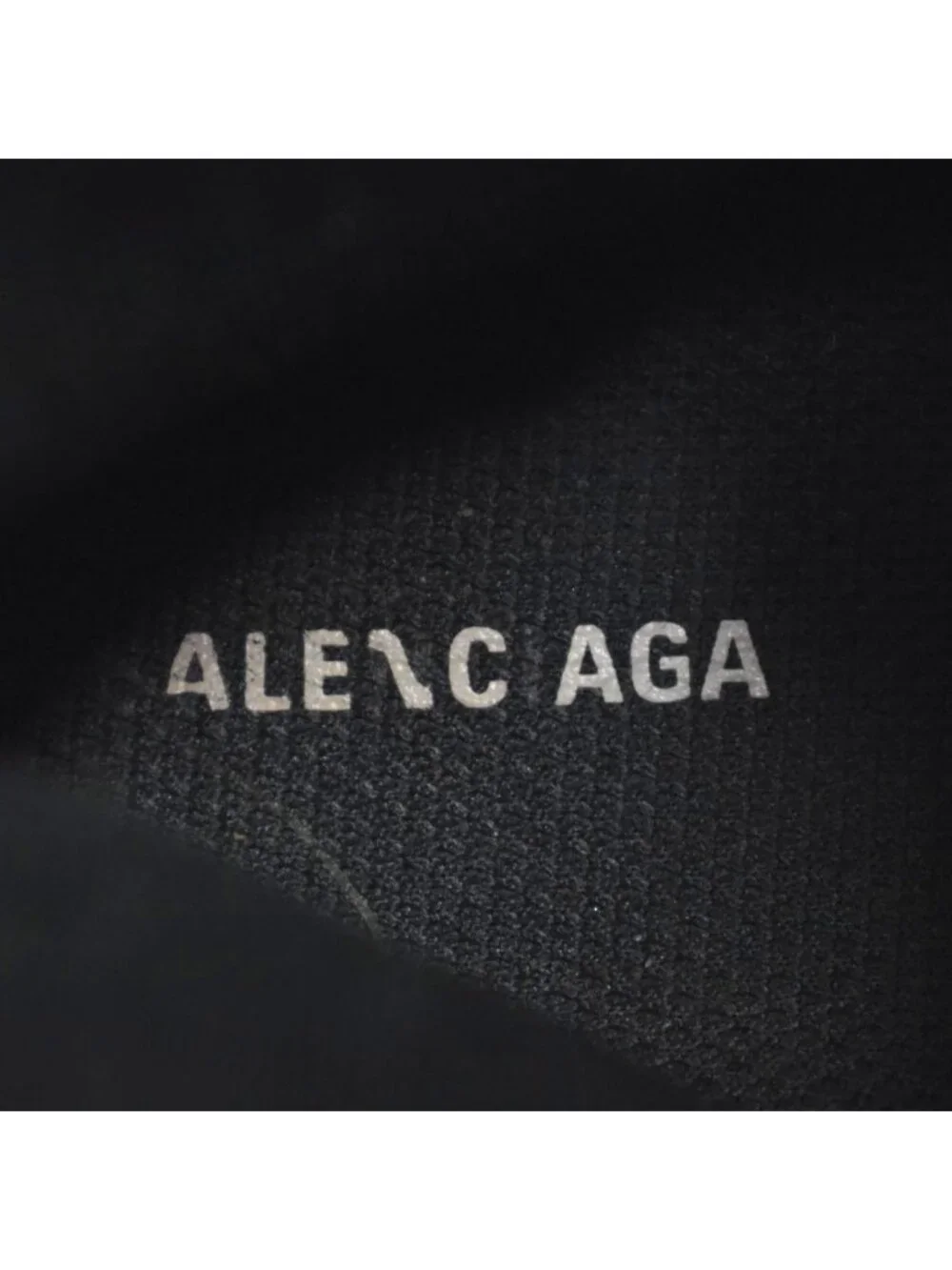 Balenciaga Triple S Leather Mesh Sneakers Black